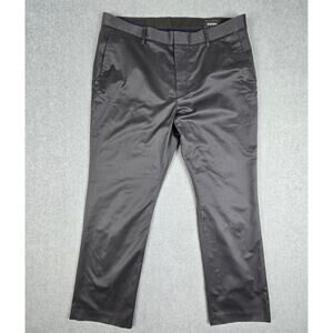 Bonobos 38x30 Weekday Warrior Flat Front Straight Leg Chino Pants Friday Grey